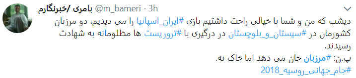 مرزبانان گلوله خوردند تا ما گل نخوریم.