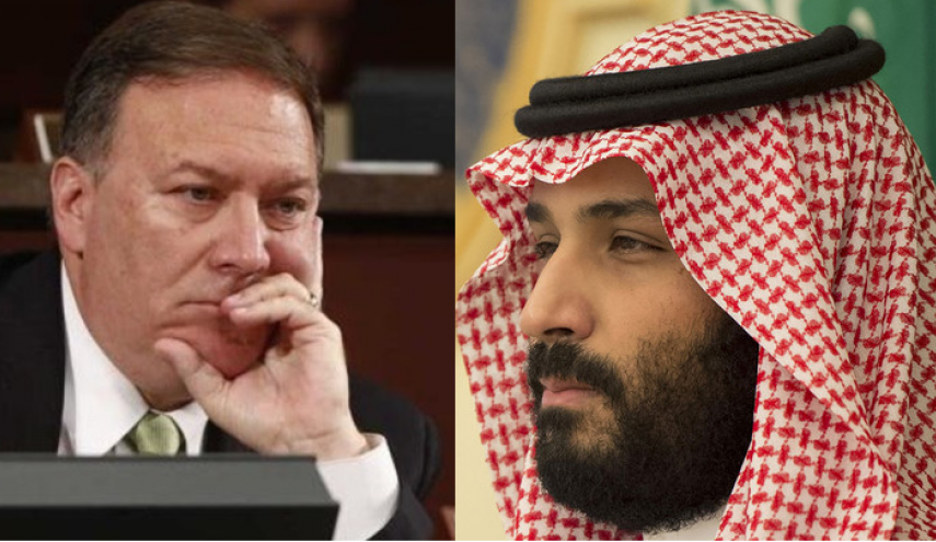 گفتگوی تلفنی وزیر خارجه آمریکا با ولیعهد عربستان