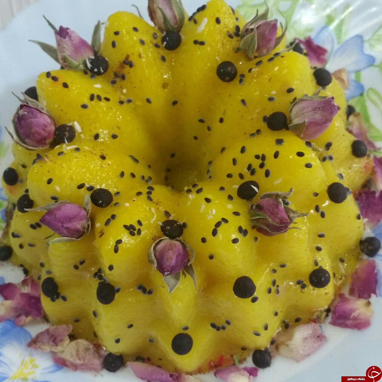 تزیین شله زرد با گل محمدی +تصاویر