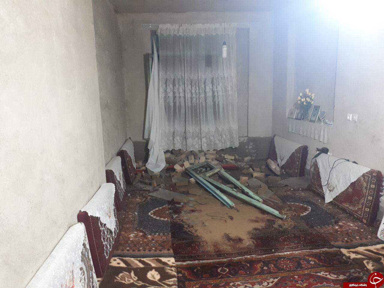 خسارت&zwnj;های به جا مانده از بارش باران در کوزه&zwnj;کنان + تصاویر
