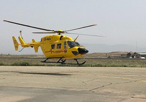 یک بالگرد اورژانس هوایی به دانشگاه علوم پزشکی سمنان تحویل داده شد