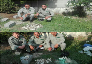 دستگیری صیادان غیرمجاز در آمل