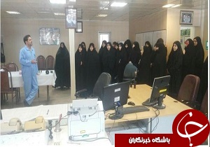 بازدید بانوان از مرکز انتقال نفت شهید زنگنه