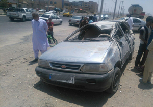 تصادف شدید پراید در بلوار انقلاب زاهدان + فیلم