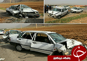مصدومیت شش نفردرتصادف محور خرم آباد سپیددشت+عکس