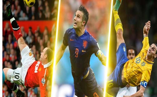جذاب‌ترین گل‌های آکروباتیک فوتبال دنیا+ فیلم
