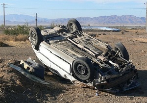 واژگونی پراید حادثه آفرید