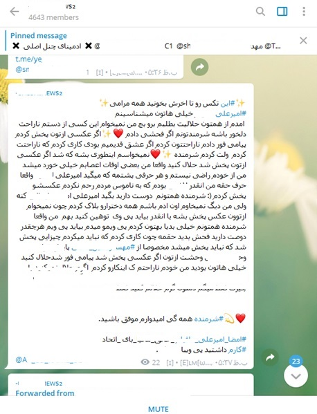 تشکیل اجتماع جدید زیر پوست تلگرام/ «اتحاد» غیراخلاقی زیر ۱۸ سالهها بر بستر مخدر و فحشا تشکیل اجتماع جدید زیر پوست تلگرام/ «اتحاد» غیراخلاقی زیر ۱۸ سالهها بر بستر مخدر و فحشا