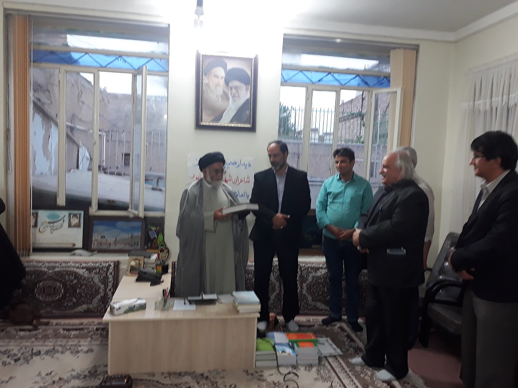 دیدار شاعران نیشابوری با امام جمعه نیشابور
