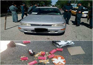 کشف مواد منفجره از موتر استاد دانشگاه کابل