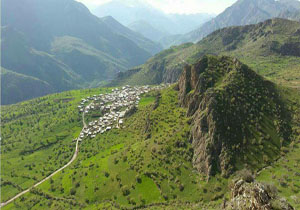 طبیعت بی‌نظیر و جذاب در روستای دل + تصاویر
