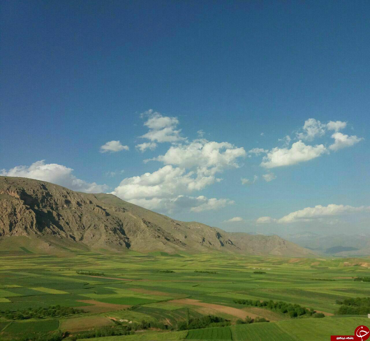 گوشه&zwnj;ای از طبیعت بهاری در روستای اصلانشاه + تصاویر