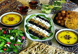 چیدن سفره ای پر رونق از جنس سادگی + فیلم