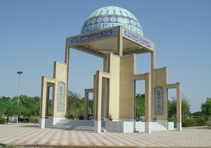 آغاز نماکاری و کاشی کاری یادمان شهدا گمنام