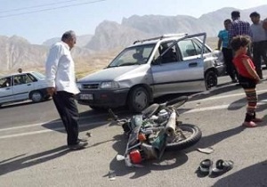 مصدوم شدن 3 نفر در یک سانحه رانندگی