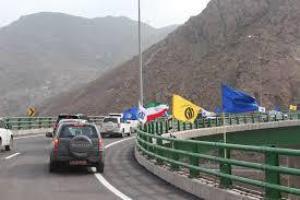 بسته شدن باند جنوب به شمال آزادراه رشت – قزوین