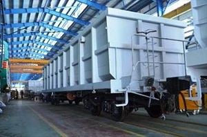 تحویل ۲۰ واگن باری تولید اراک به ناوگان ریلی کشور