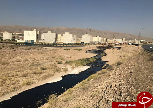 واژگونی تانکر ۱۸ چرخ حامل نفت کوره + تصاویر
