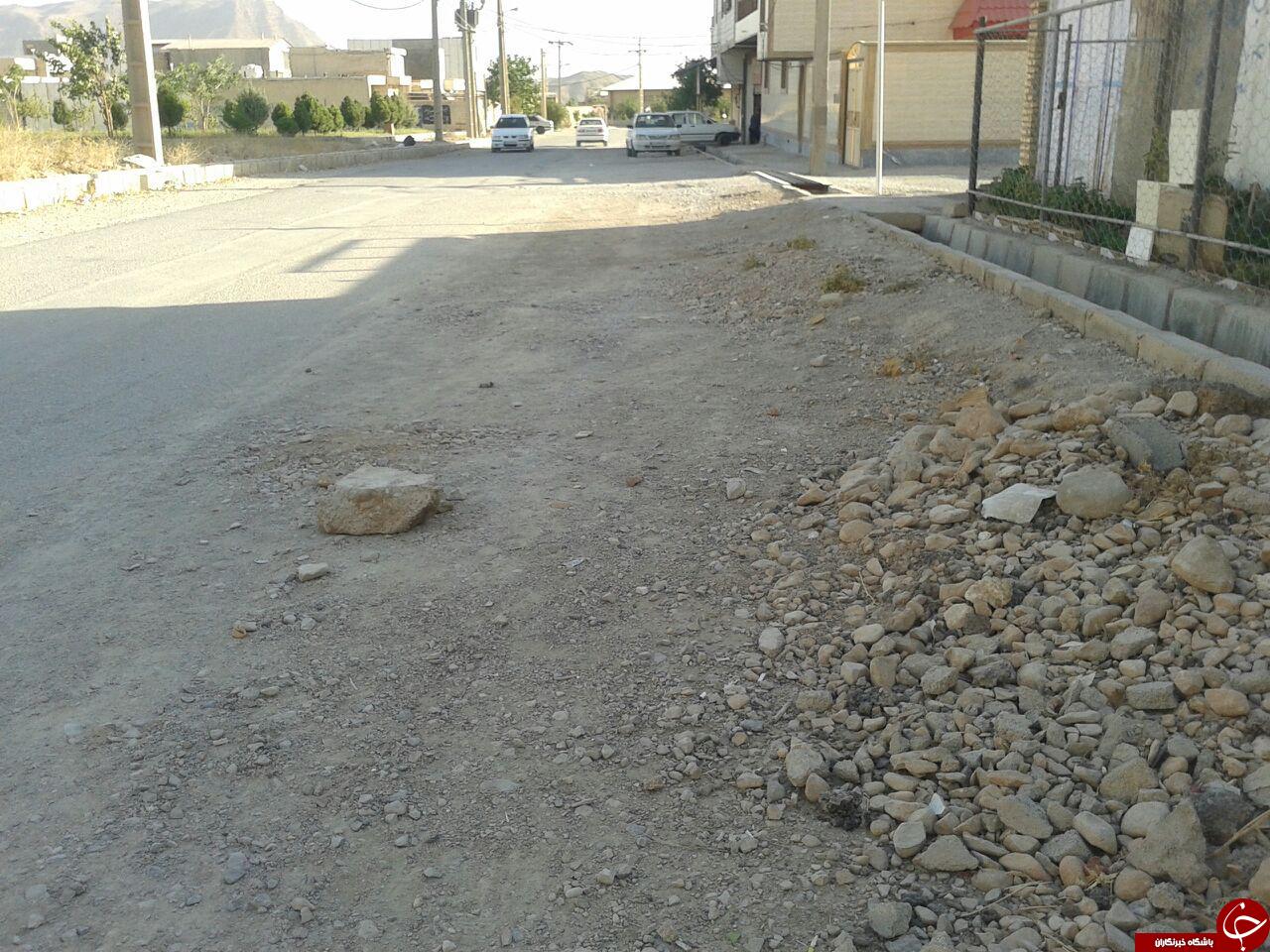 وضعیت نامناسب معابر در شهرک جهاد + تصاویر