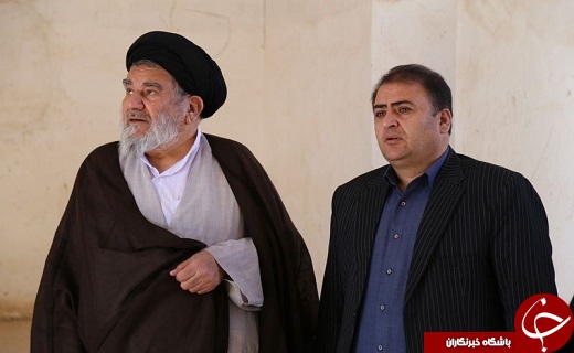 مرمت و بازسازی سر درب مسجد جامع بافق + تصاویر