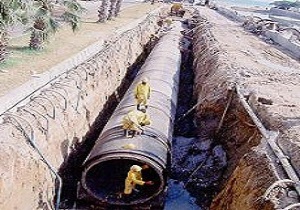 طرح شبکه فاضلاب کنارک ۴۰ درصد پیشرفت فیزیکی دارد