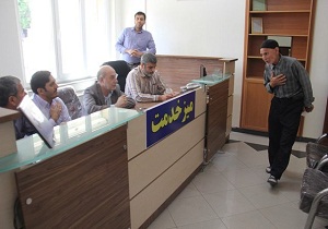 راه اندازی میز خدمت در فرمانداری همدان