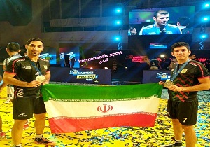 ورزشکاران کرمانشاهی در جایگاه دوم مسابقات مسترز کبدی