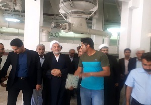 بازدید رئیس کل دادگستری سیستان و بلوچستان از کارخانه آرد و نان زاهدان