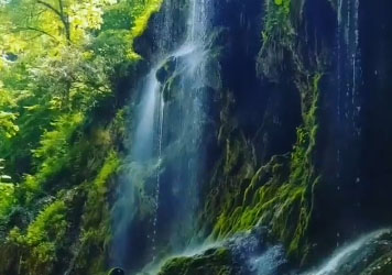 آبشار باران کوه، بهشت گمشده در گرگان + فیلم