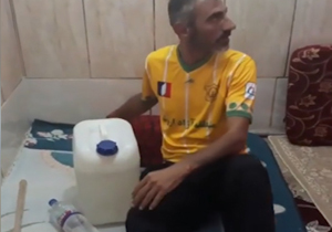 شوخی جالب یک آبادانی با کمبود آب شیرین در این شهر + فیلم