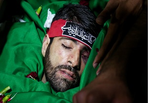 تشییع و خاکسپاری یک لاله مدافع حرم در قم