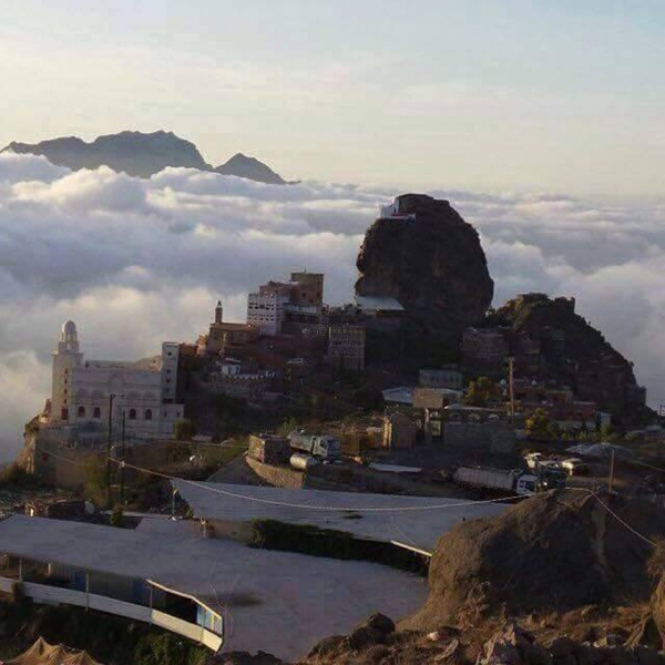 روستای زیبای یمنی بر فراز ابرها+ تصاویر