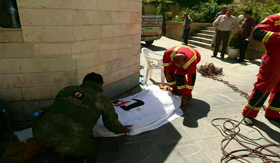 فوت کارگر 30 ساله بر اثر سقوط در چاه + عکس