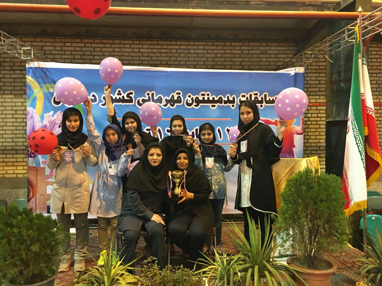 درخشش تیم نونهالان خراسان رضوی در مسابقات قهرمانی بدمینتون دختران کشور