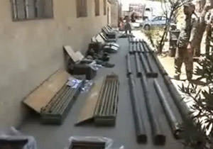 کشف انبار بزرگ تسلیحات در حومه شرقی درعا + فیلم