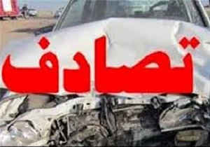 واژگونی کامیون اسکانیا در اتوبان کاشان به قم