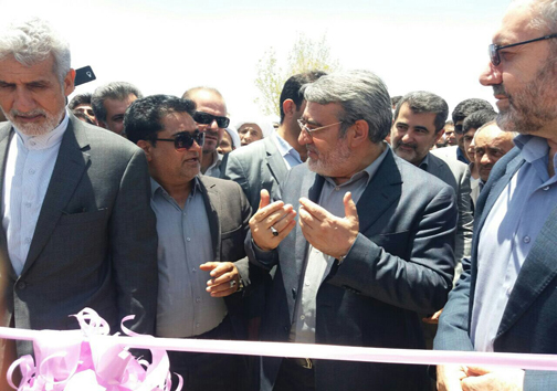 بهره برداری  از بازارچه مرزی تخت عدالت شهرستان هیرمند