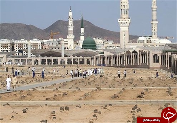 تصاویری از محل دفن امام صادق(ع) در قبرستان بقیع