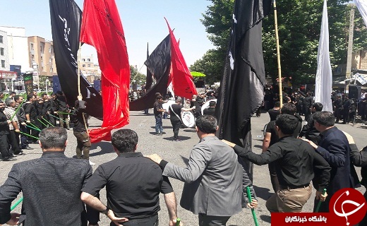آذربایجان غربی در سوگ شهادت صادق آل محمد (ص) اشک ماتم ریخت