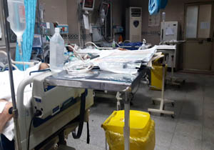 دریچه باز کانال فاضلاب در وسط اتاق ICU ! + فیلم