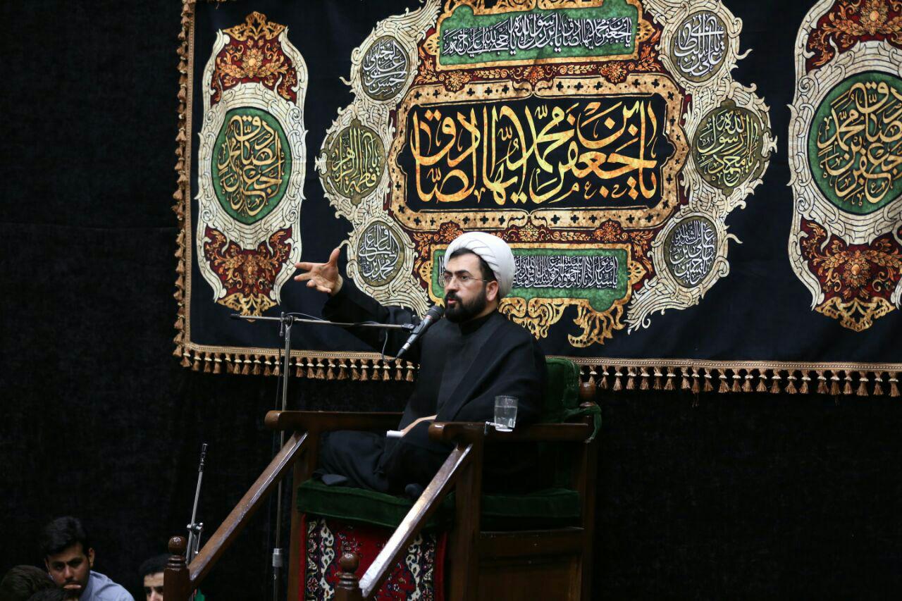 گزارش تصویری از مراسم عزاداری امام صادق (ع)