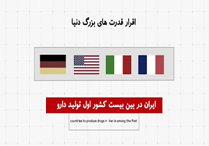 اقرار قدرت‌های بزرگ دنیا به پیشرفت داروسازی در ایران + فیلم