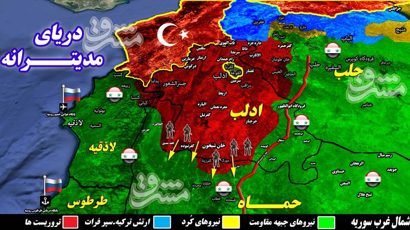 ائتلاف ۵۰ هزار نفری تروریست&zwnj;ها برای متوقف کردن پیشروی ارتش سوریه در درعا/ آخرین اولتیماتوم ارتش سوریه به تروریست&zwnj;ها +نقشه میدانی