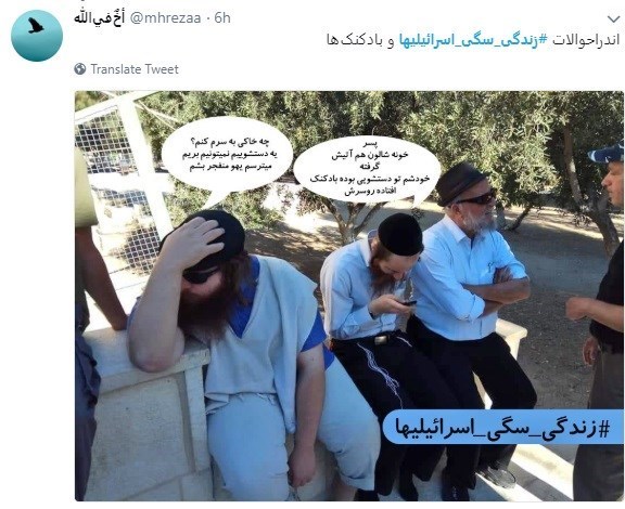 حرکت جهادی یک کاربر توئیتر و واکنش&zwnj;&zwnj; میلیونی کاربران به #زندگی_سگی_اسرائیلیها + تصاویر
