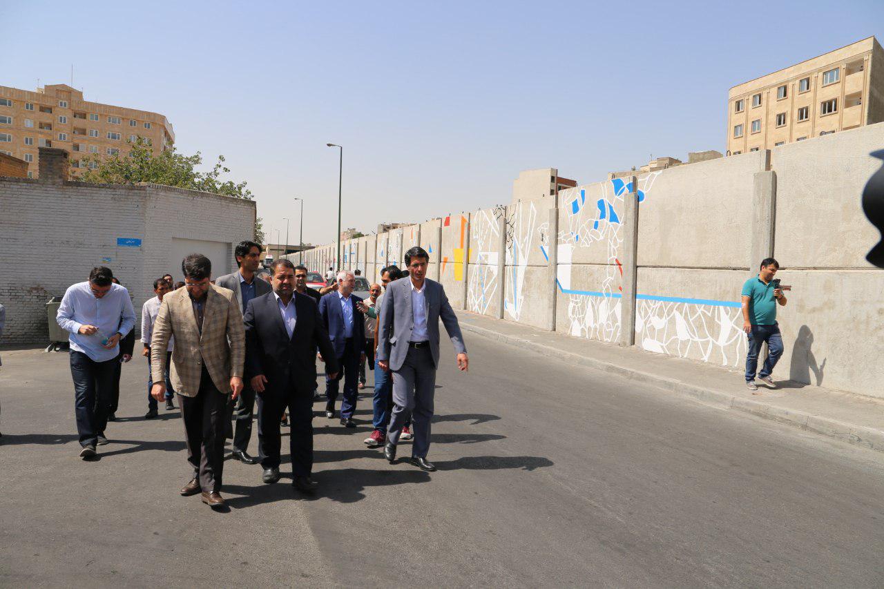 اعضای شورای شهر از گالری نقاشی خزانه و سردرباغ ملی بازدید کردند