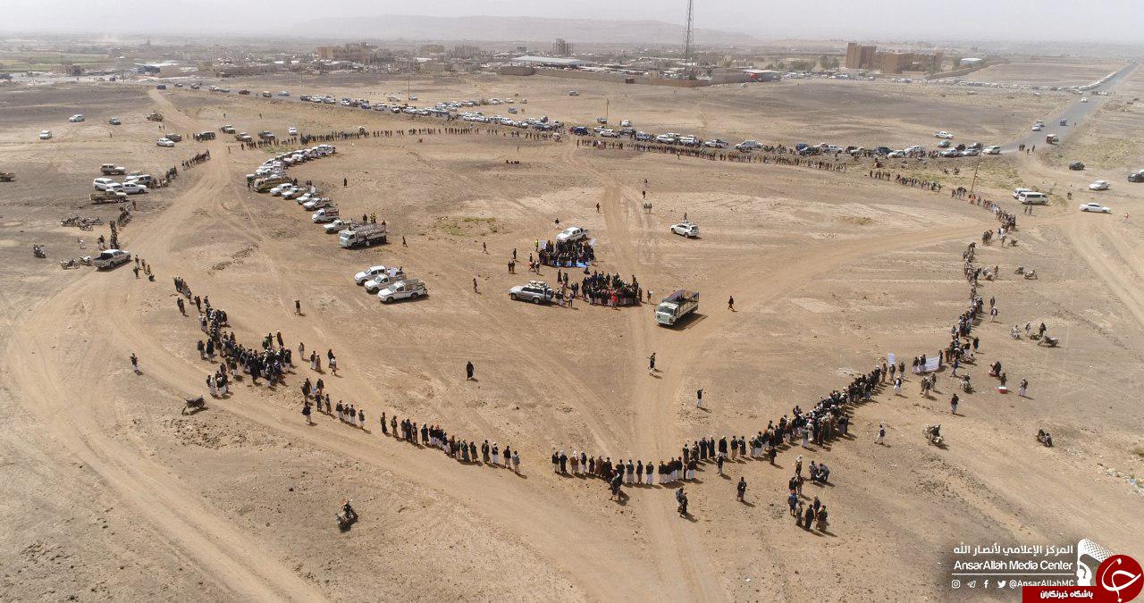 اقدام زیبا و تحسیین&zwnj;برانگیز قبیله &laquo;ارحب&raquo; برای حمایت از رزمندگان یمنی+تصاویر