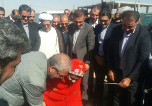 کلنگ زنی چهل و هفتمین خانه امید کشور