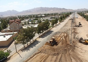 زیرسازی و آسفالت خیابان های شهر قاین