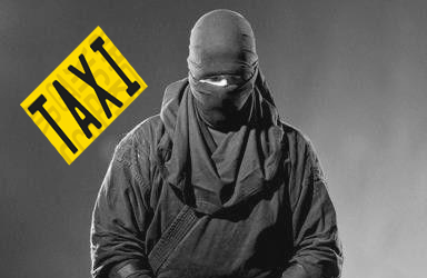 وقتی نینجاها رانندگی تاکسی می&zwnj;شوند!+فیلم