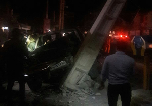 بی احتیاطی در رانندگی حادثه آفرید
